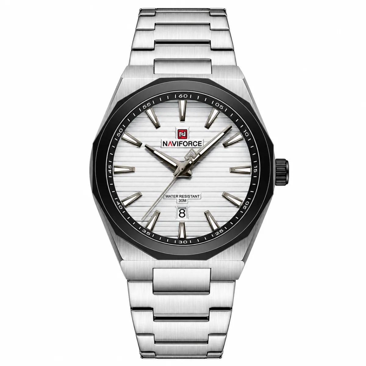 Naviforce 9274 (Silver White Black)