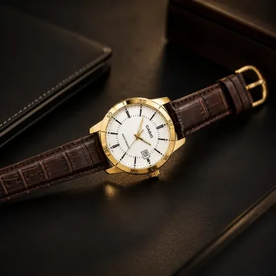 Casio Standard Date Belt Watch MTP-V004GL-7AUDF_img_4