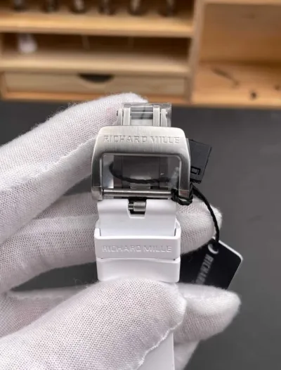 RM 38-02 Tourbillon Bubba Watson — White luxury design, advanced tourbillon movement, and Swiss 1:1 grade(pre-order)_img_7