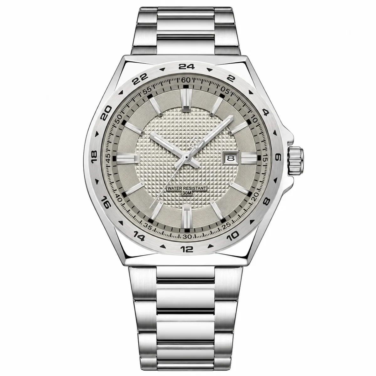 Naviforce 9266 for Men (Silver Gray)