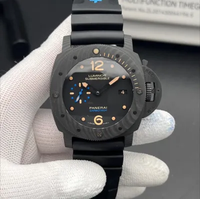 Panerai PAM00616 Carbotech — 47mm lightweight Carbotech case, black rubber strap, and Swiss 1:1 Grade finishing for a bold luxury diving experience(pre-order)_img_0
