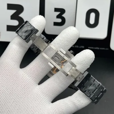 Audemars Piguet Royal OakDouble Balance Wheel Openworked, Reference15407ST.0O.122OST.01 Swiss1:1 Grade_img_5