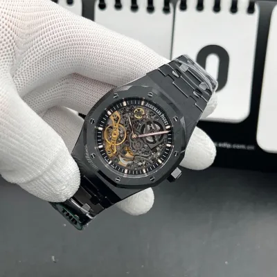 Audemars Piguet Royal OakDouble Balance Wheel Openworked, Reference15407ST.0O.122OST.01 Swiss1:1 Grade_img_2