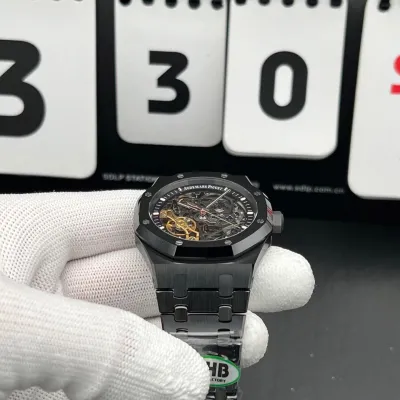 Audemars Piguet Royal OakDouble Balance Wheel Openworked, Reference15407ST.0O.122OST.01 Swiss1:1 Grade_img_4