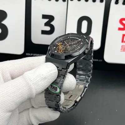 Audemars Piguet Royal OakDouble Balance Wheel Openworked, Reference15407ST.0O.122OST.01 Swiss1:1 Grade_img_3