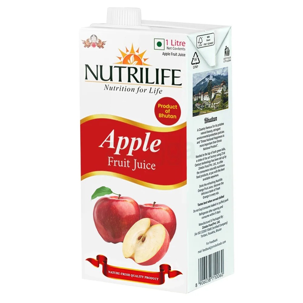 Nutrilife 100% Natural Fruit Juice (1 Litre) – Guava | Mango | Orange | Apple | Pomegranate | Cranberry_img_2