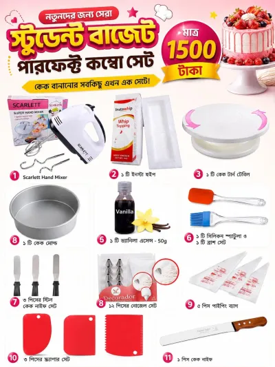 কেক তৈরির বা ডেকোরেশনের  কম্বো অফার!_img_0