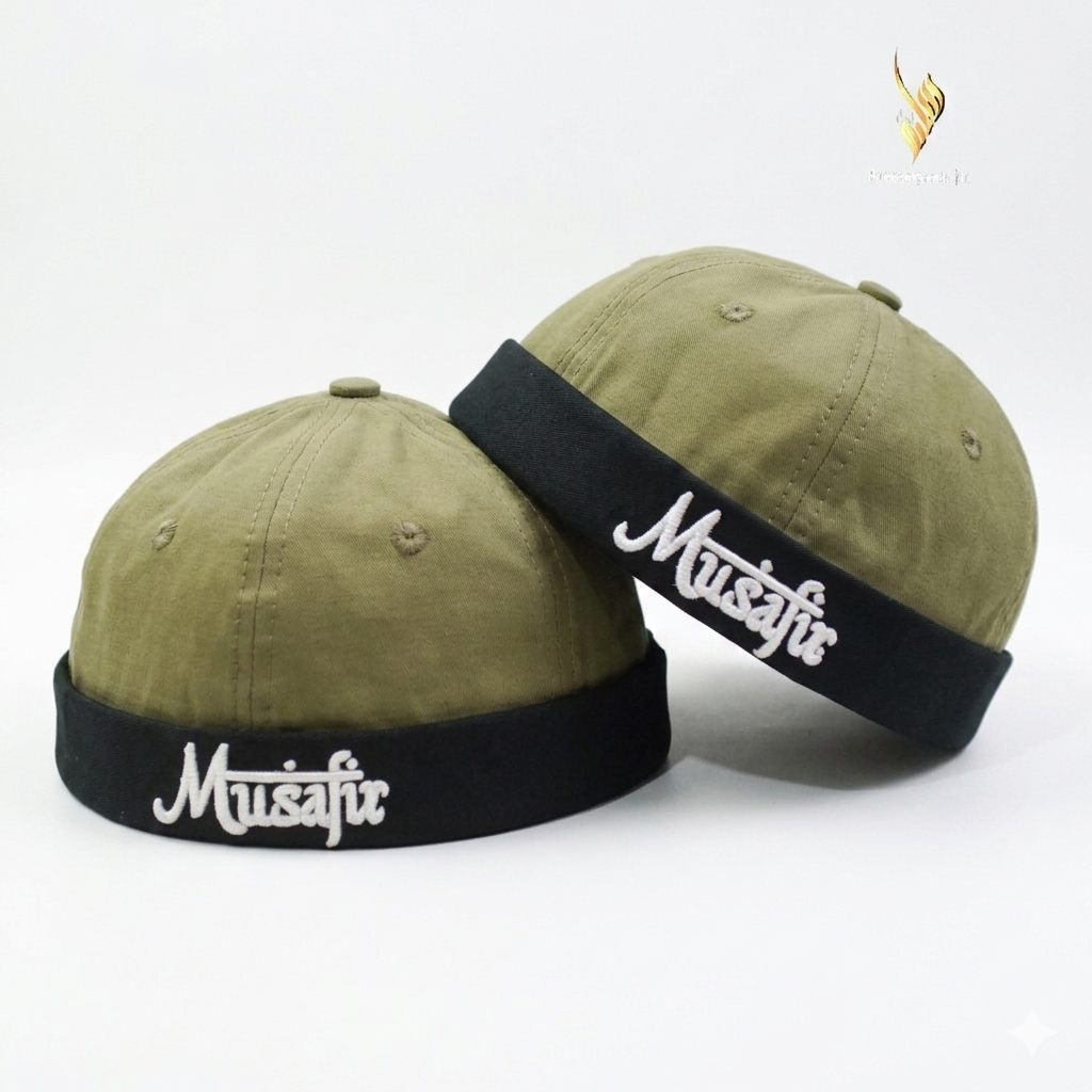 Musafir Embroidered Docker Cap