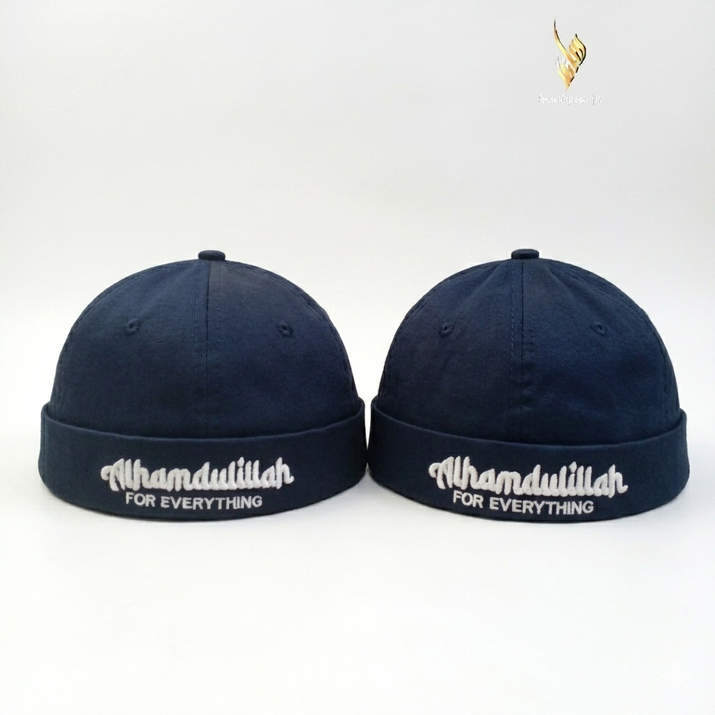 Alhamdulillah For Everything Embroidered Docker Cap