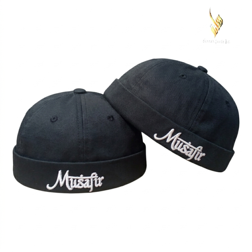 Musafir Embroidered Docker Cap