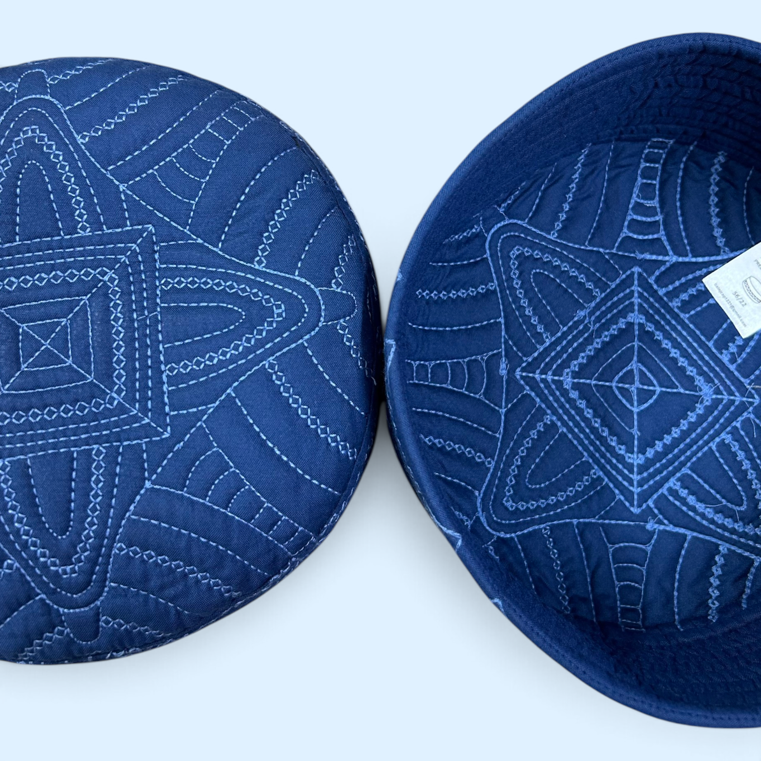 Original Pakistan Imported Geometric Kufi Cap_img_4