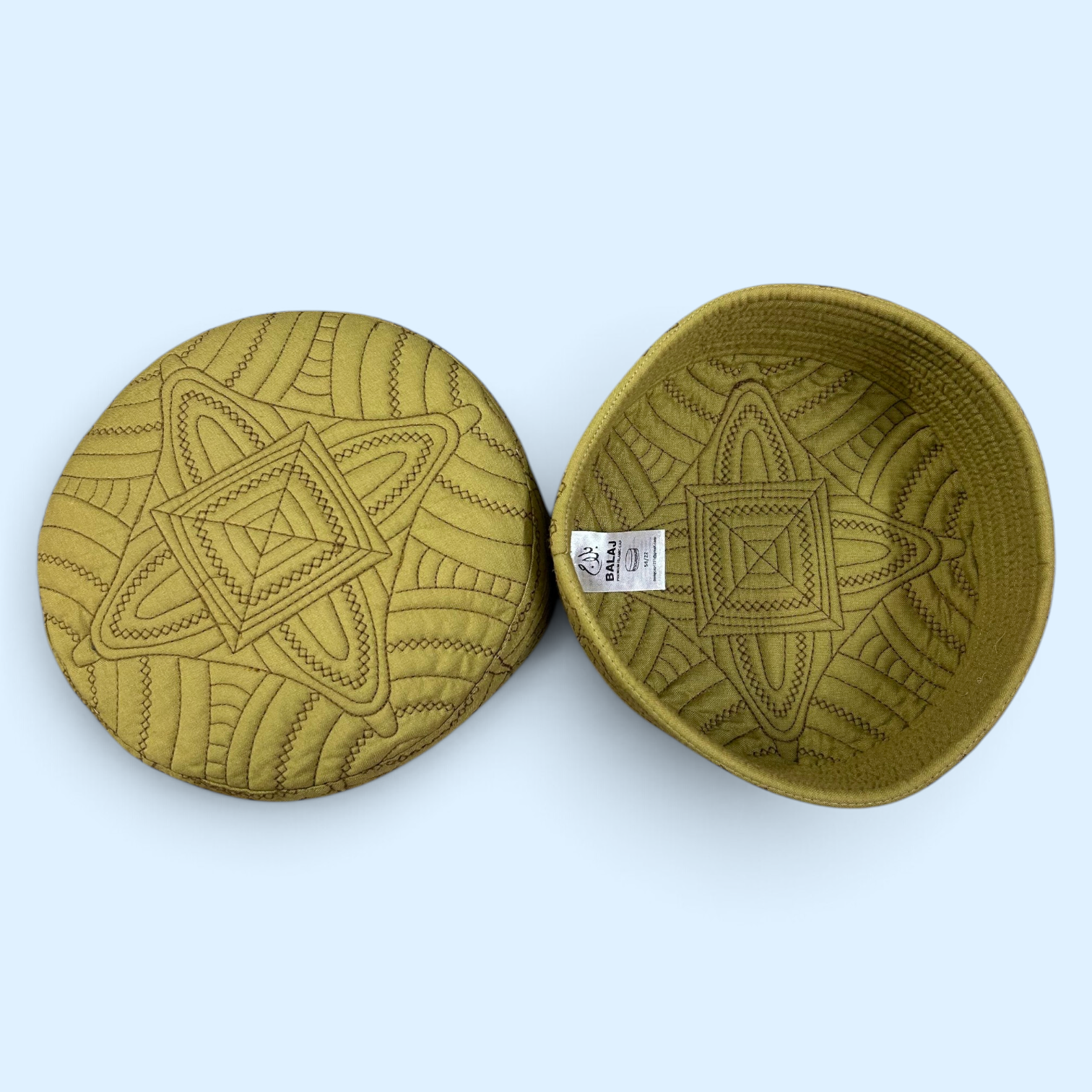 Original Pakistan Imported Geometric Kufi Cap_img_4