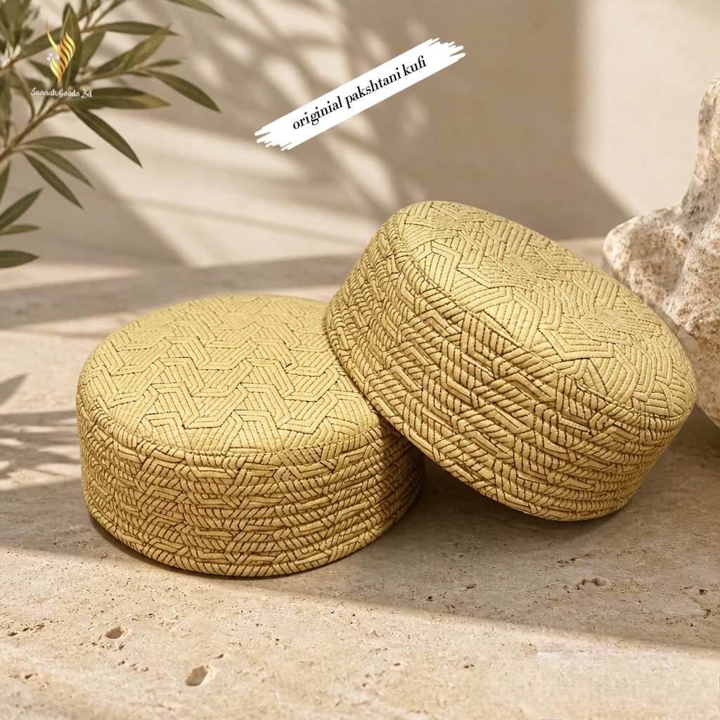 Original Pakistan Imported Geometric Kufi Cap