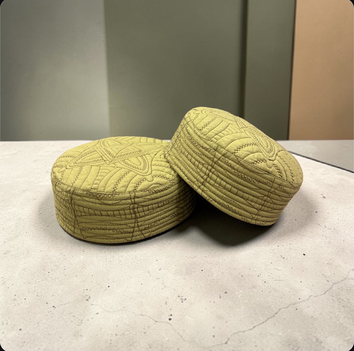 Original Pakistan Imported Geometric Kufi Cap_img_1