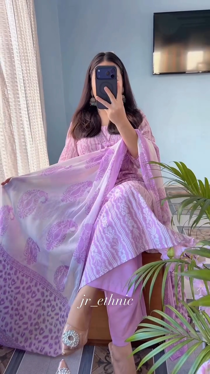 রেডিমেড সুতি থ্রি পিস 🌸 - Image 4