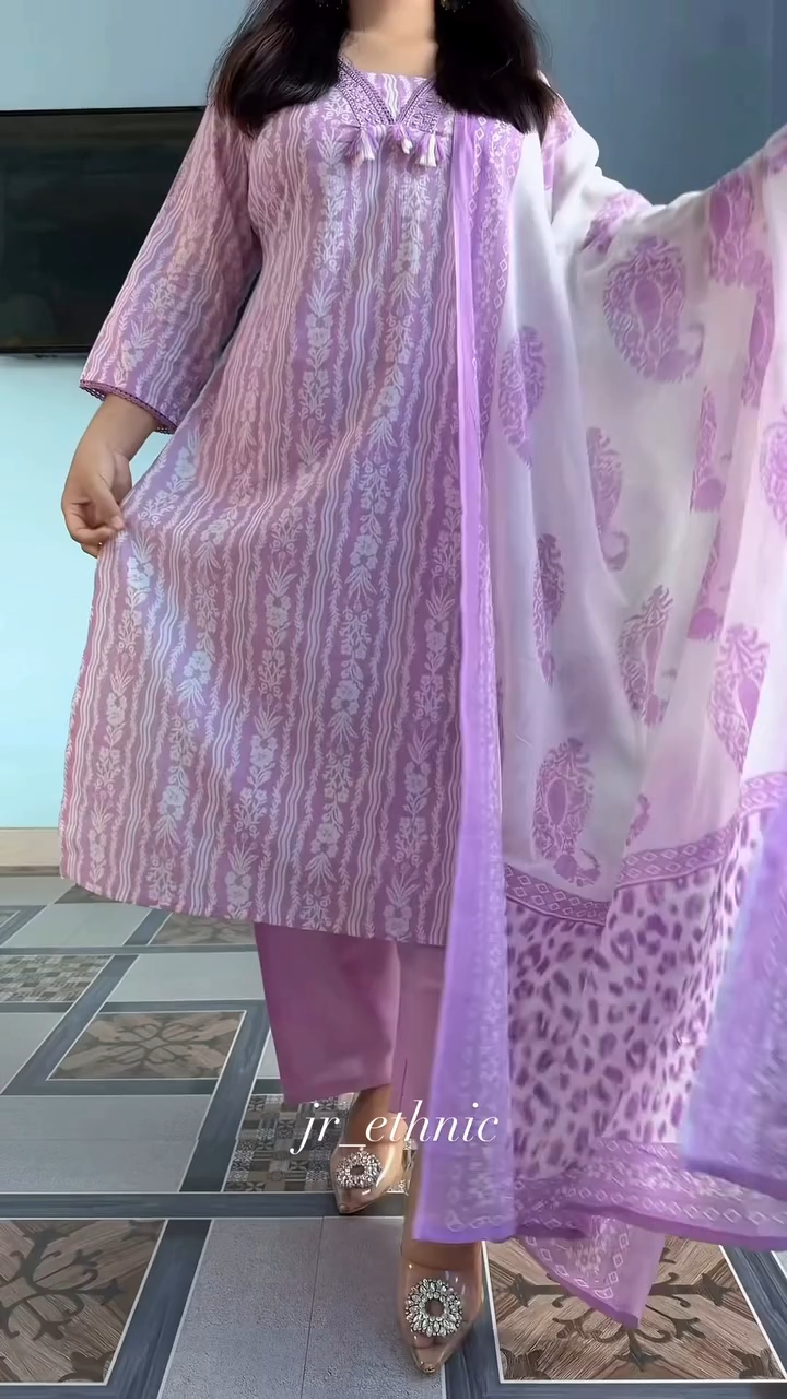 রেডিমেড সুতি থ্রি পিস 🌸 - Image 6