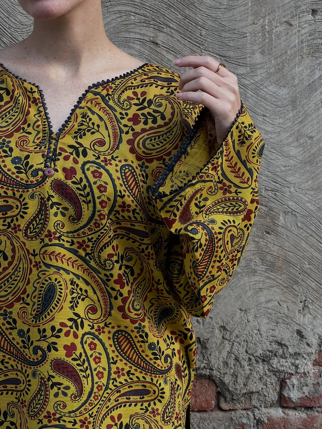 Tops Two Piece (Mustard) - Image 1