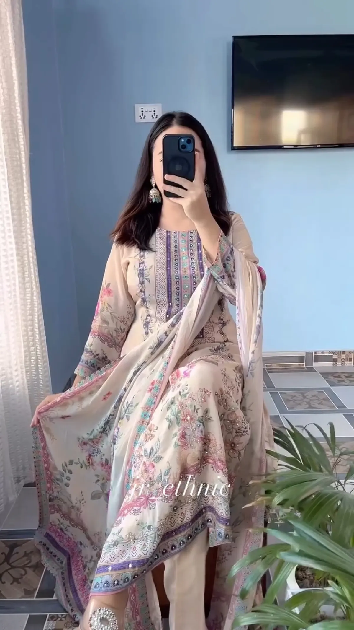 রেডিমেড ডিজিটাল প্রিন্ট থ্রি পিস - Image 5