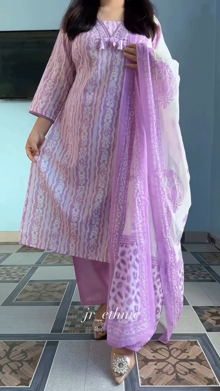 রেডিমেড সুতি থ্রি পিস 🌸 - Image 8