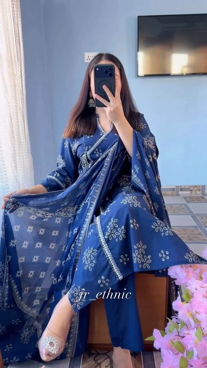 রেডিমেড সুতি থ্রি পিস 🌼 - Image 6