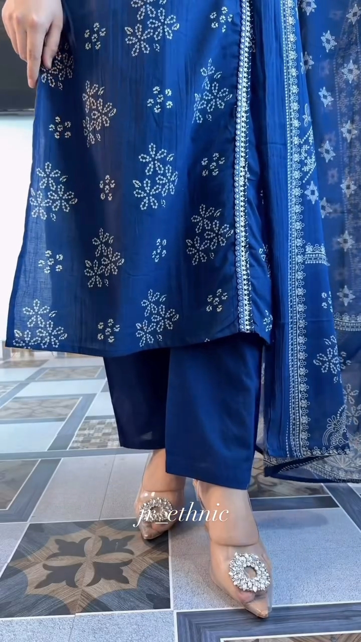 রেডিমেড সুতি থ্রি পিস 🌼 - Image 5