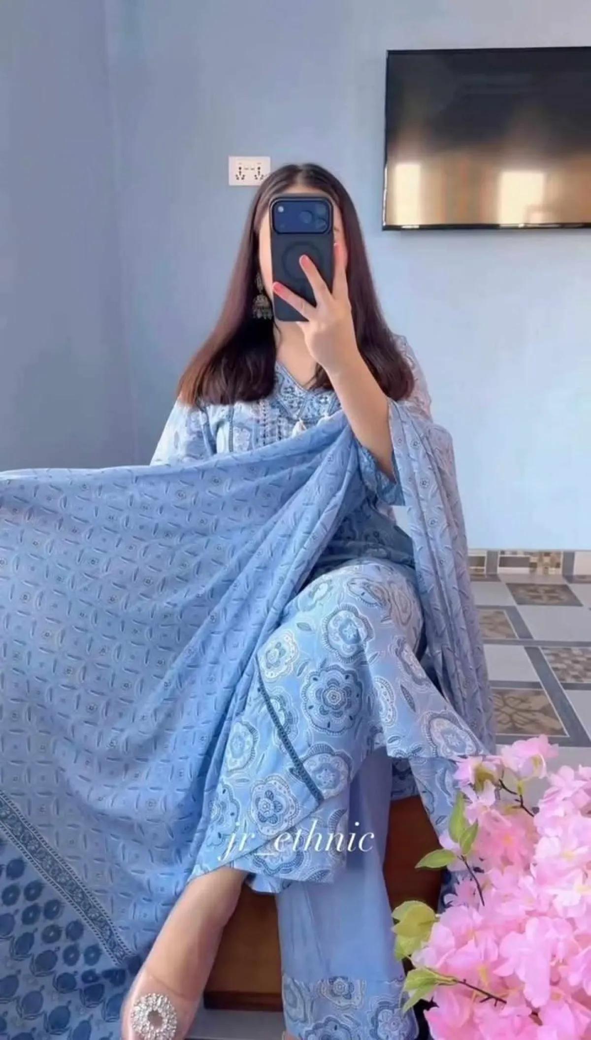 সুতি রেডিমেড থ্রি পিস