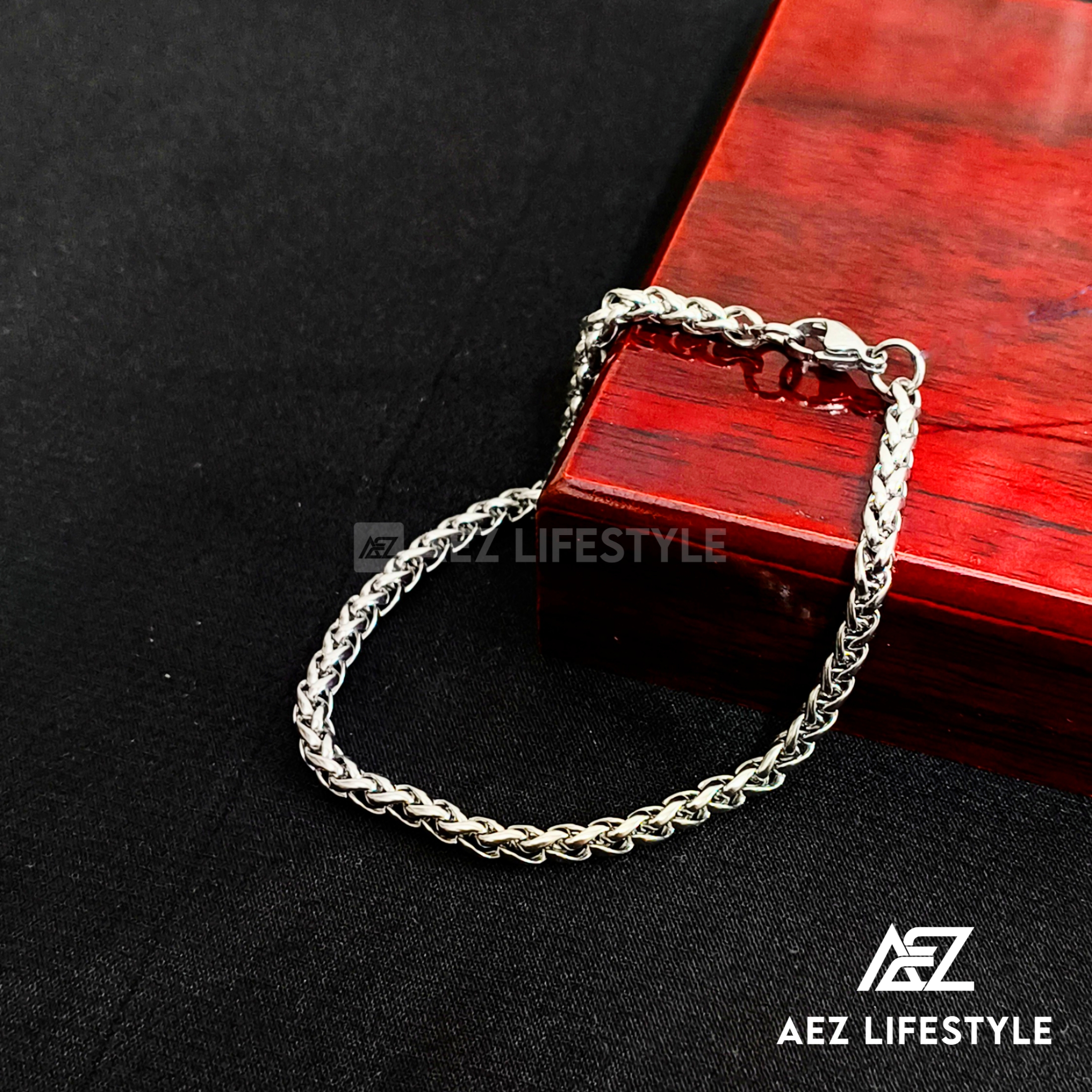 4mm Men's Keel Bracelet (Silver Edition)