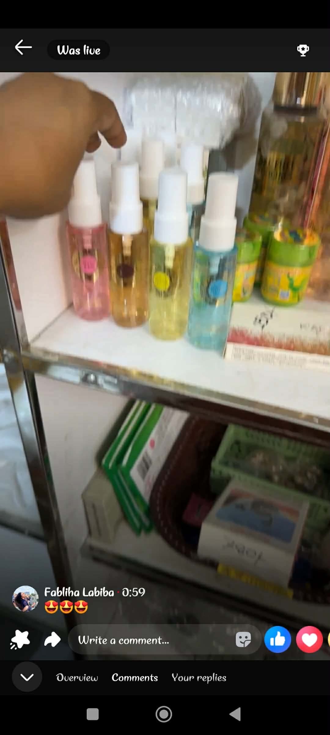 Body mist