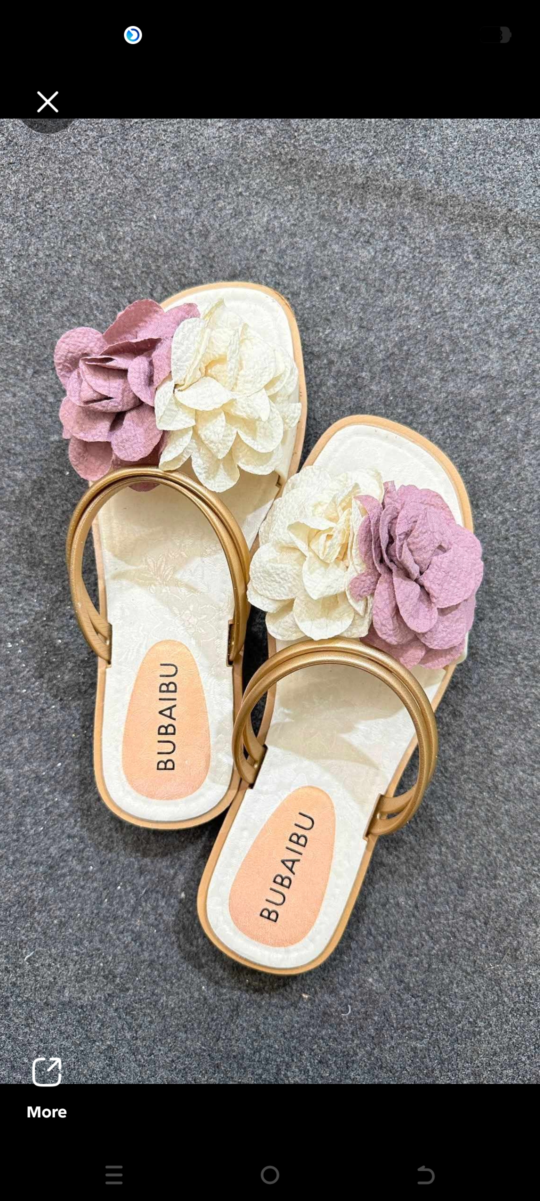 Flower slipper