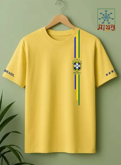 Brazil 2026 World Cup Fan Edition T-shirt V2 (Sayanta - সায়ন্ত Original)_img_0