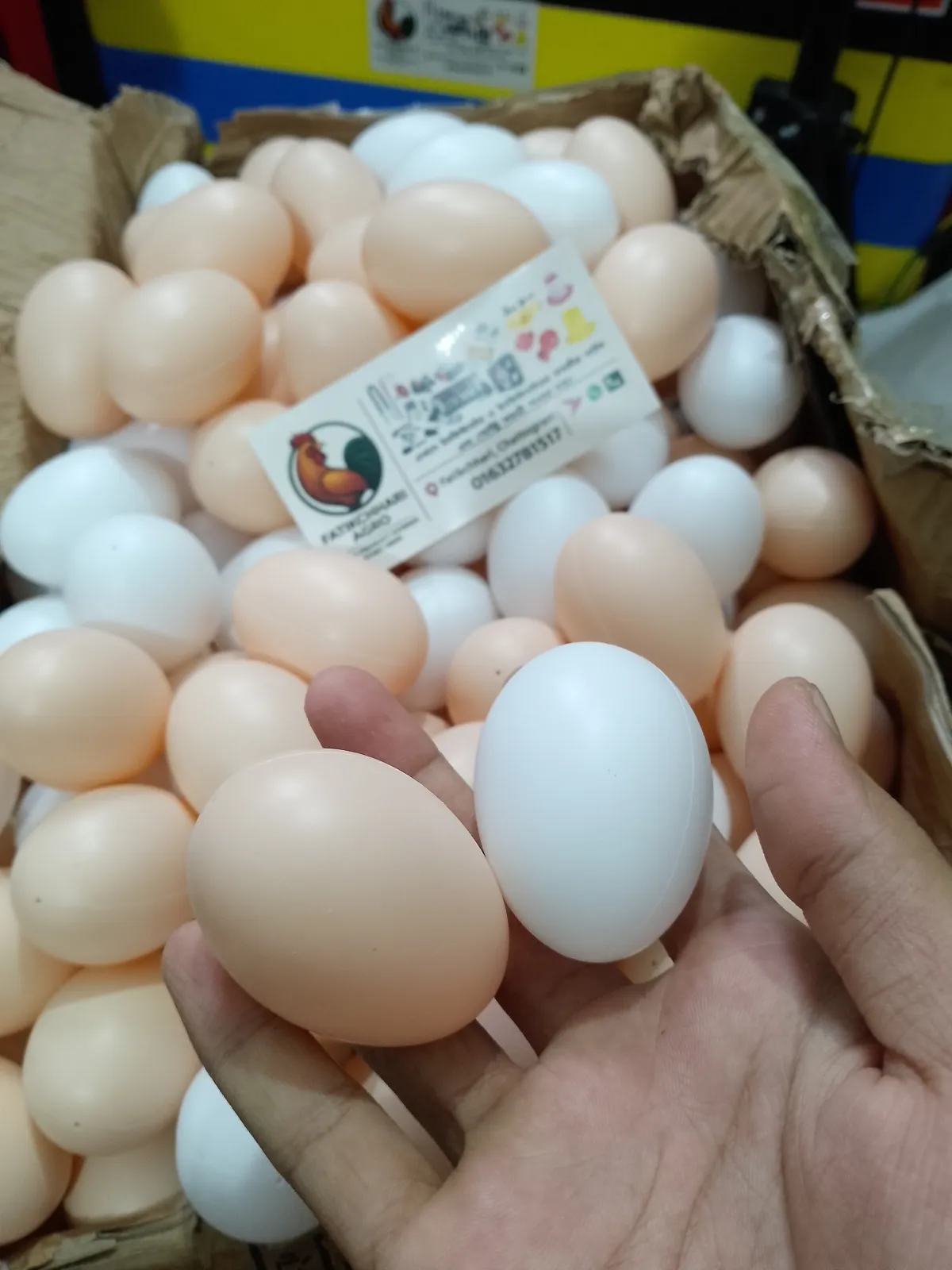 মুরগির নকল ডিম ১ ডজন ( ১২ পিস )