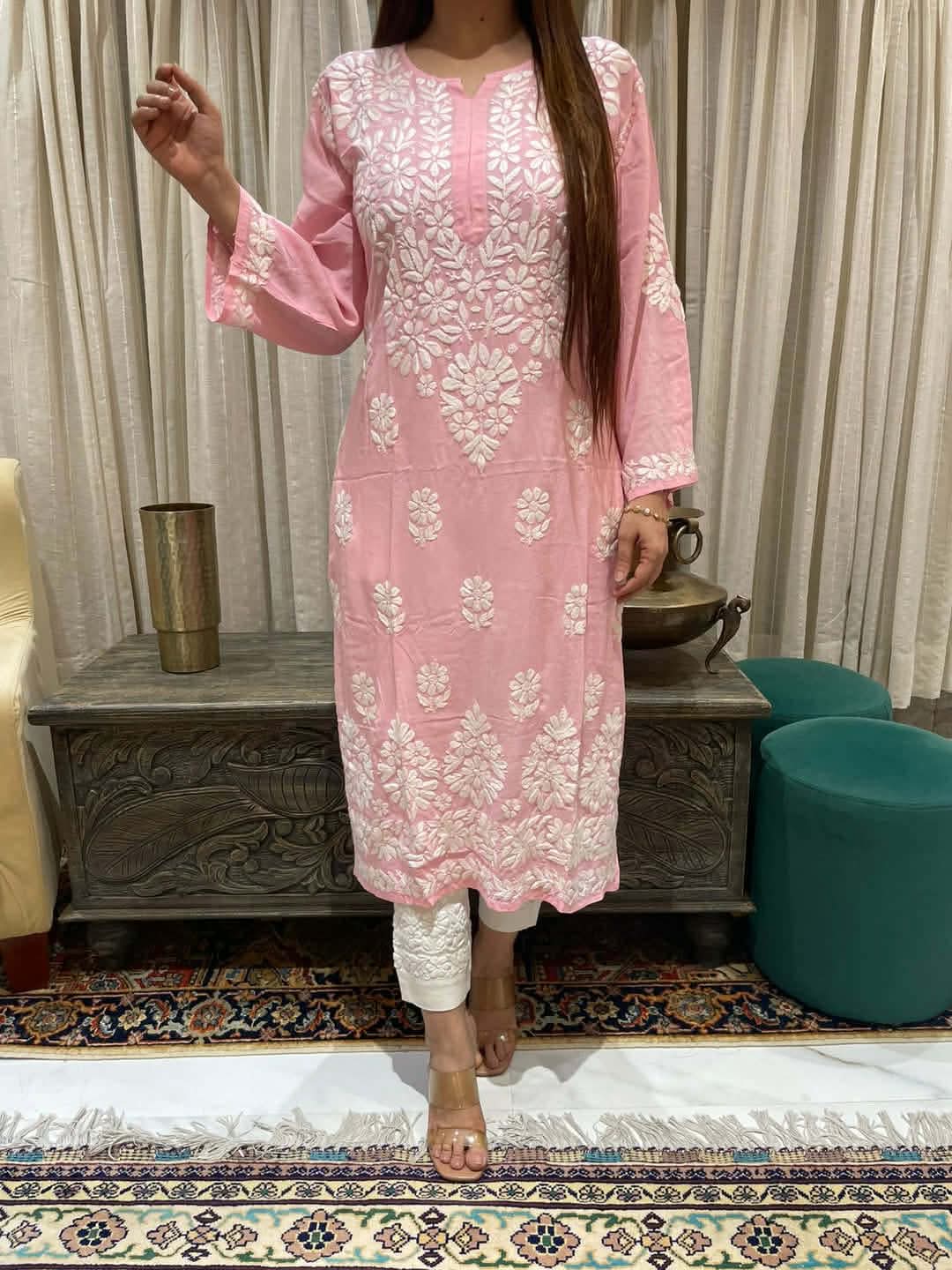 Pink Lakhno Two Piece Set - Image 1