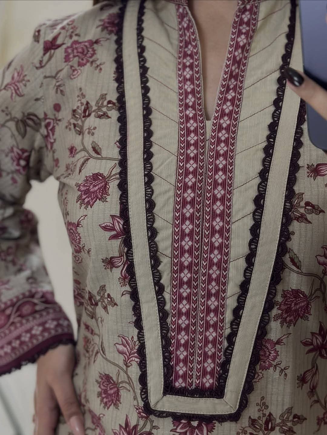 Teal Embroidered Suit - Image 8