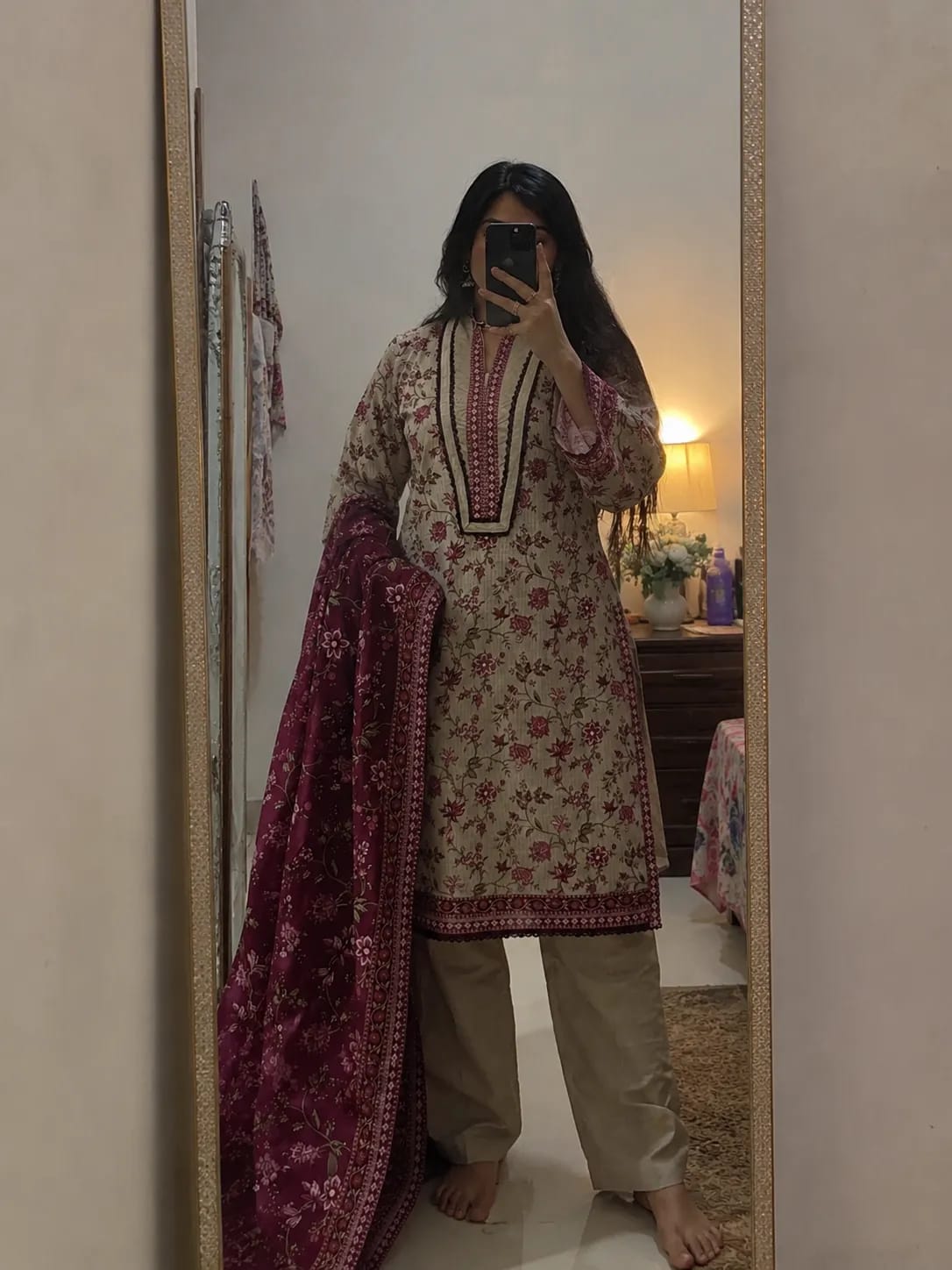 Teal Embroidered Suit - Image 2
