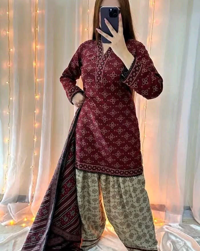 Premium Farshi Three Piece Set - Image 2