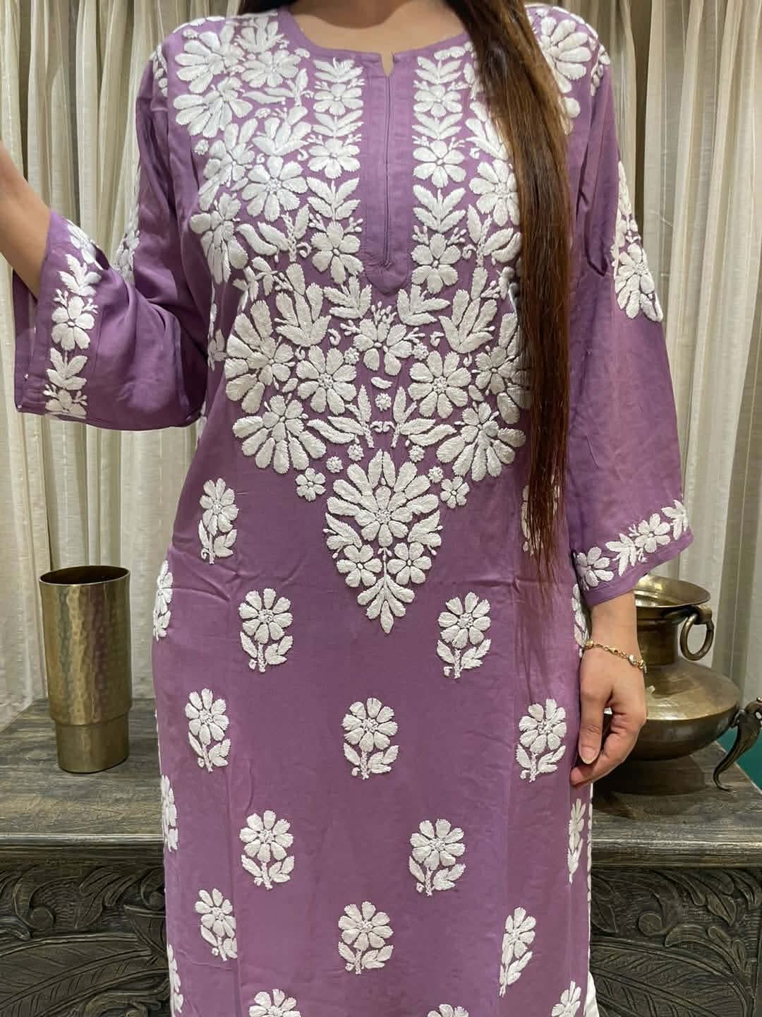 Onion-Pink( Peyaj) Lakhno Two Piece Set - Image 2