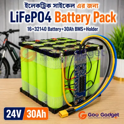 24V 30Ah LiFePO4 Deep Cycle Battery Pack For E-Bike Motor_img_3