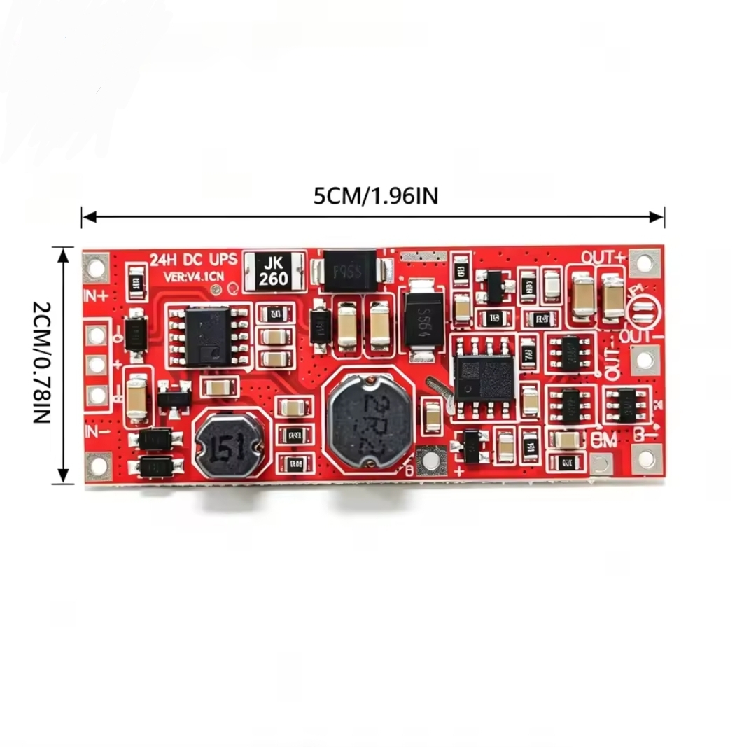 24W 12V 15V DC UPS Power Supply Module Uninterruptible Power Supply Board