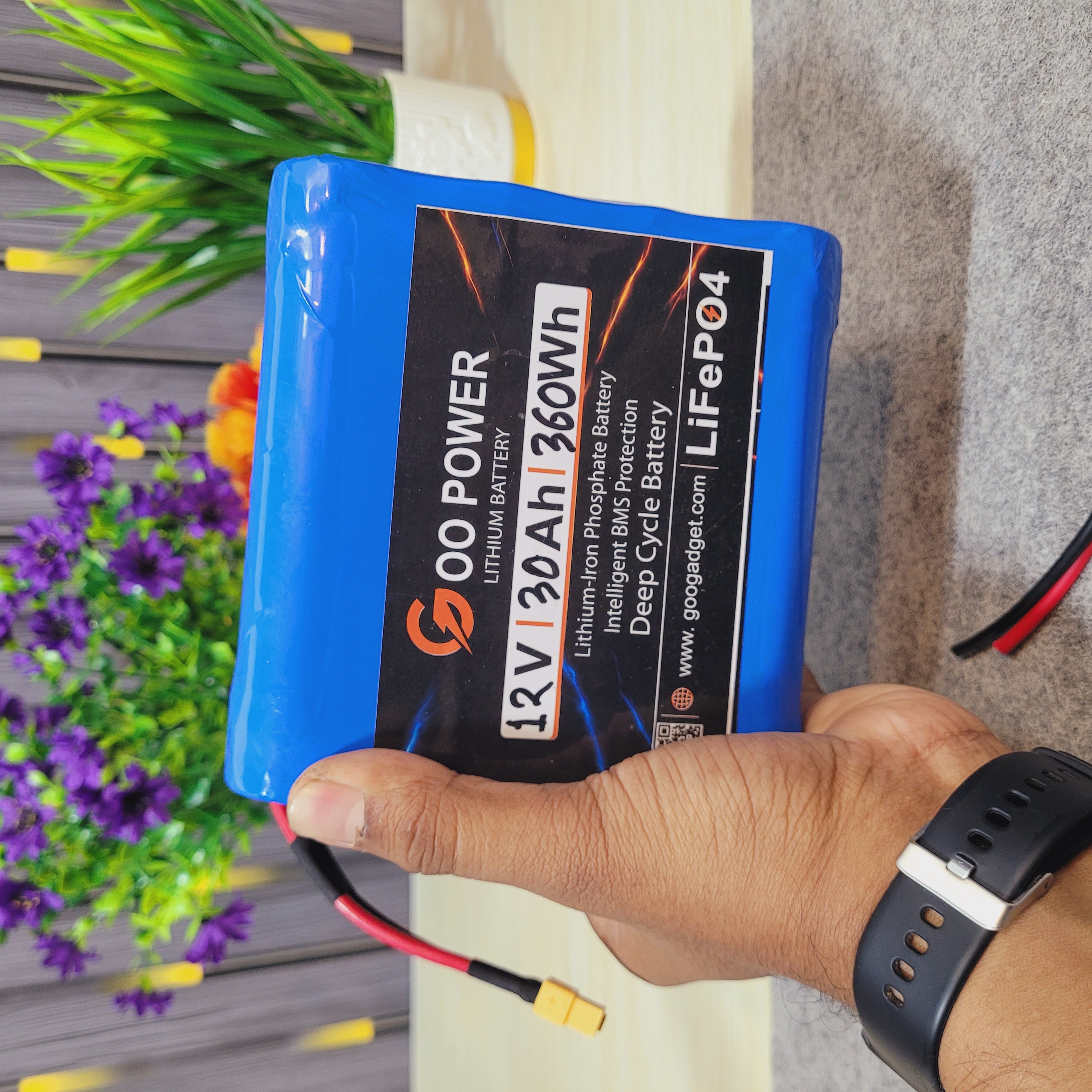 12V 30Ah LiFePO4 Battery Pack | 100A BMS | Heavy-Duty Power Pack_img_1