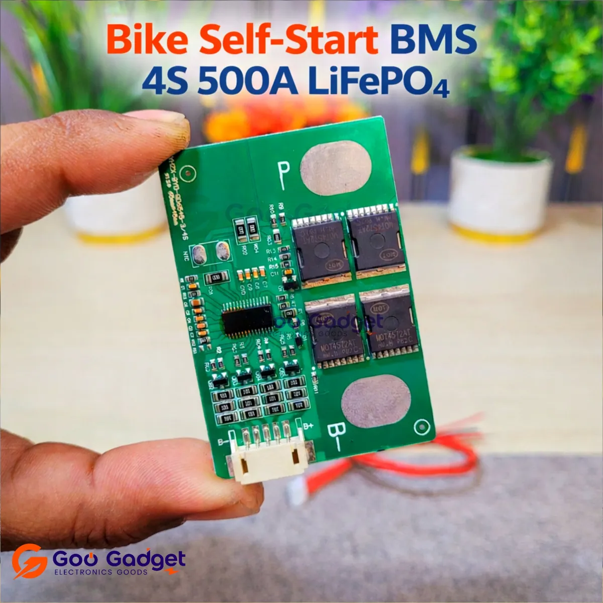 Bike Self-Start BMS 4S 500A LiFePO4 High Peak Cranking Protection Board