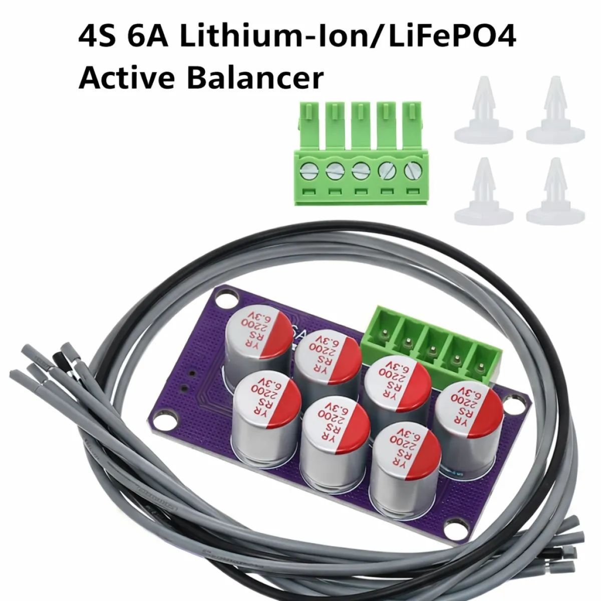 4S 6A Active Balancer Lithium Battery Equalizer Board LiFePO4 Li-ion Energy Transfer Module
