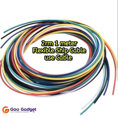 2RM Flexible Ship Use Cable 1 Meter 1 Pair Reclaimed Marine Grade Wire_img_0