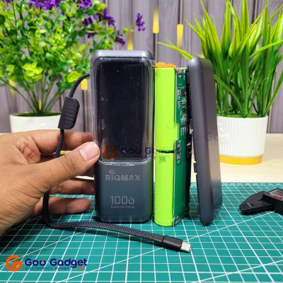 100W Super Fast Charging Power Bank (Built with 4×21700 Lithium Cells) | LED Display | PD Fast Charge | Laptop & Mobile Compatible_img_3
