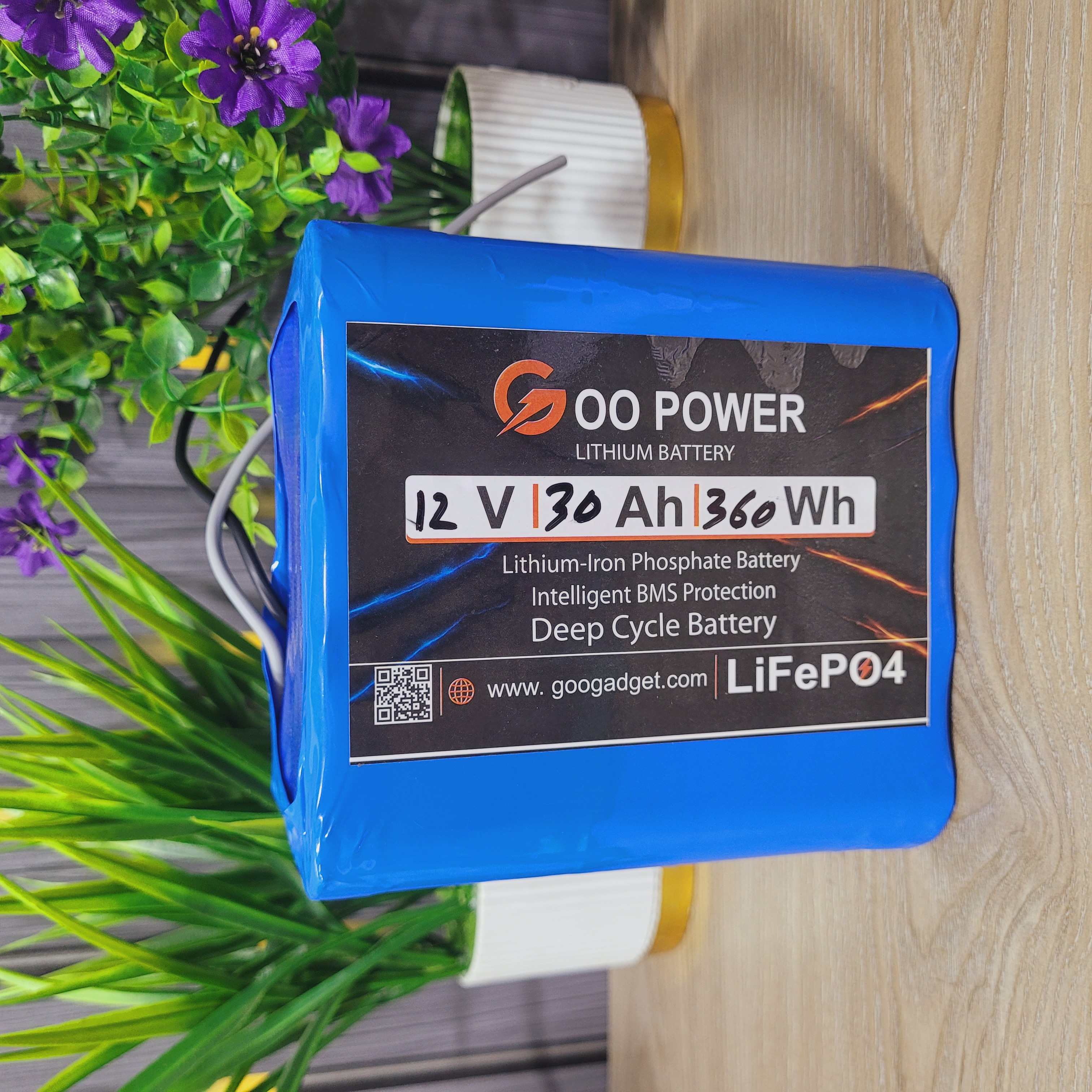 12V 30Ah LiFePO4 Battery Pack with 4S 50A 1.2A Active Balancer BMS_img_2