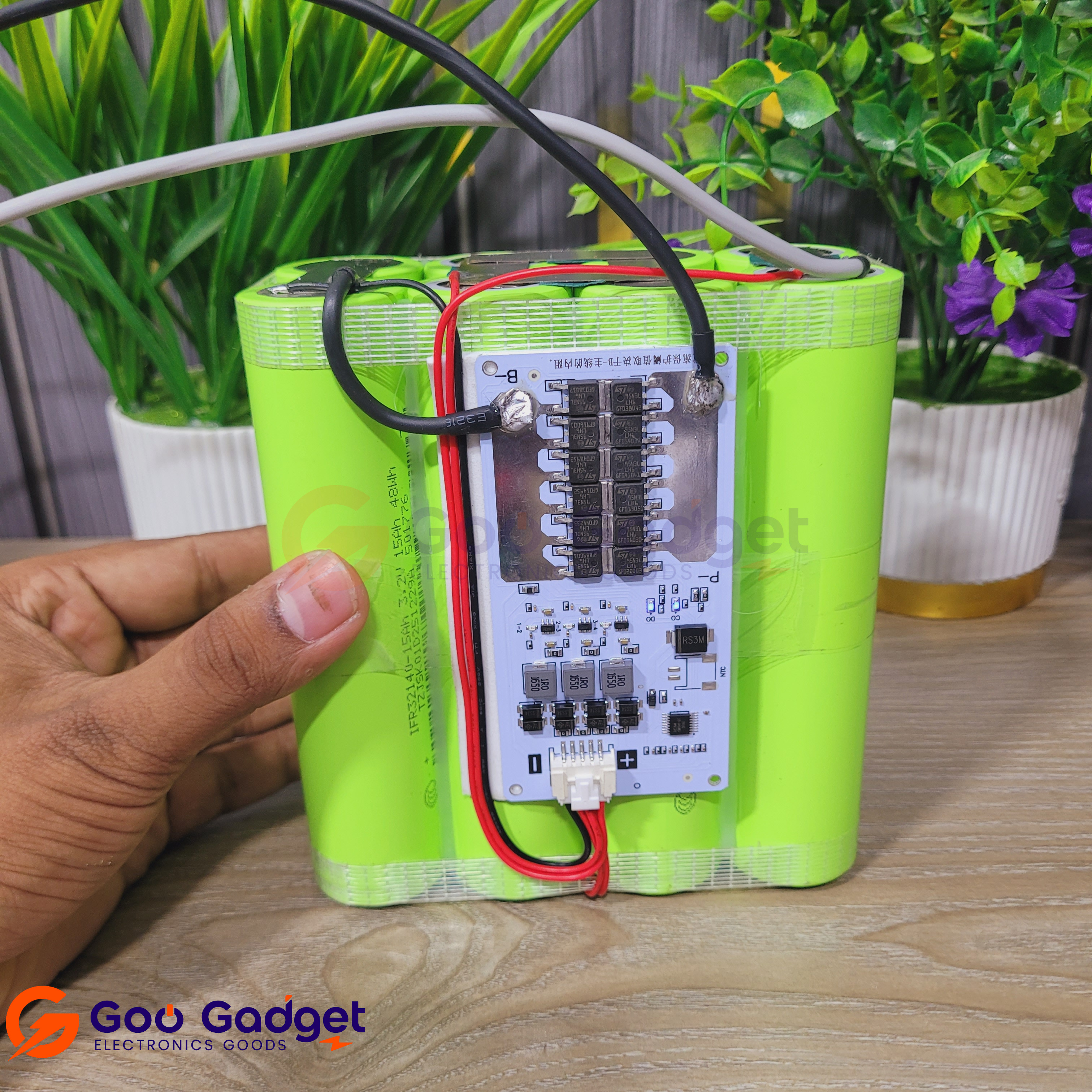 12V 30Ah LiFePO4 Battery Pack with 4S 50A 1.2A Active Balancer BMS_img_5