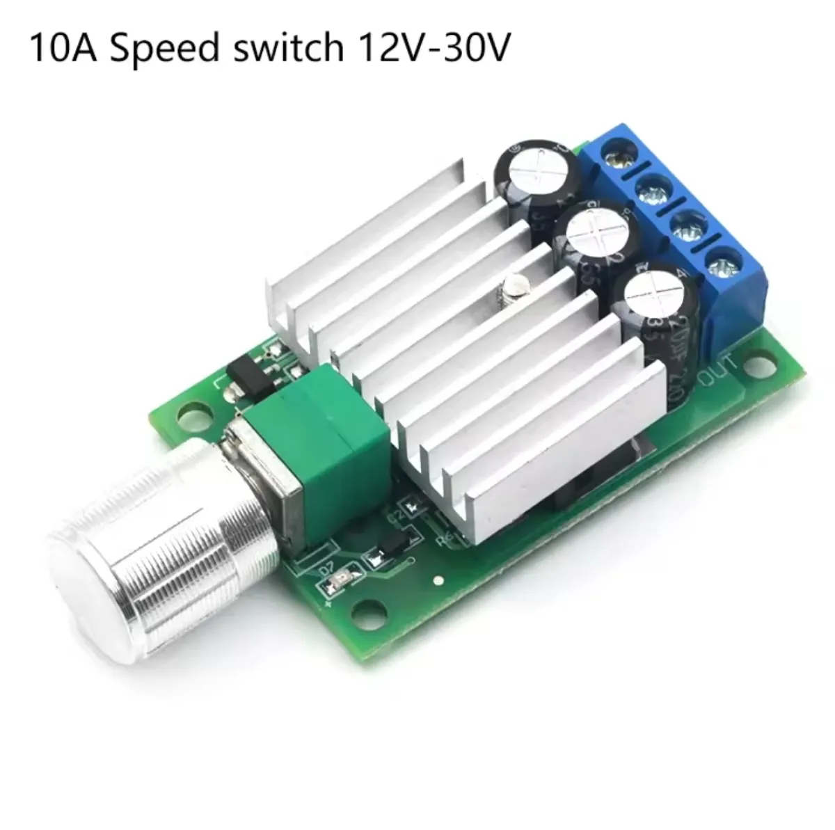 12V-30V 10A DC PWM Motor Speed Controller Adjustable Speed Regulator Module