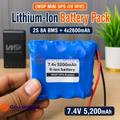 WGP 7.4V 5200mAh Li-Ion Battery Pack For WGP Mini UPS Backup_img_1
