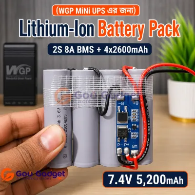 WGP 7.4V 5200mAh Li-Ion Battery Pack For WGP Mini UPS Backup_img_0