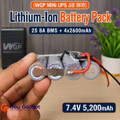 WGP 7.4V 5200mAh Li-Ion Battery Pack For WGP Mini UPS Backup_img_2