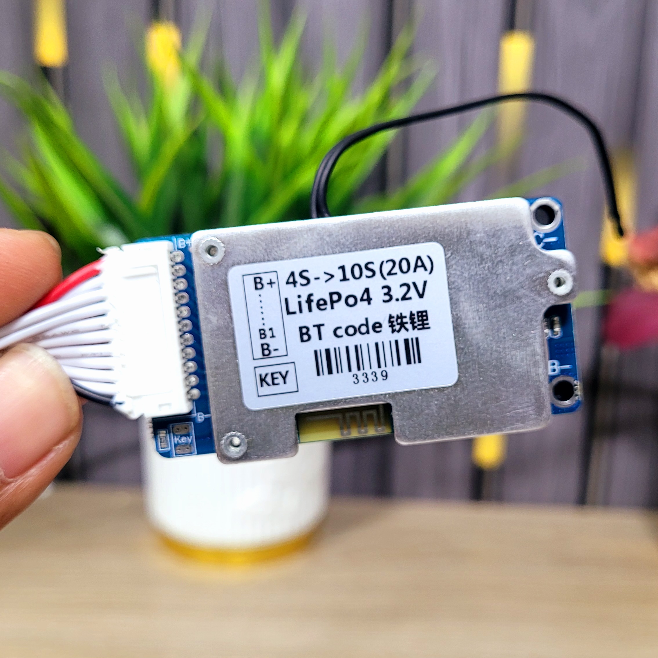 4S–10S 20A Bluetooth Smart BMS for 3.2V LiFePO₄ Battery Pack | Mobile App Monitoring & Battery Protection